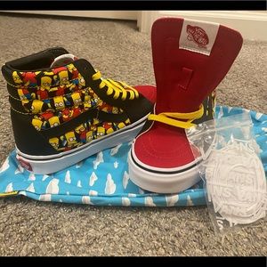 The Simpsons x Vans Customs Sk8-Hi PT BRAND NEW! CUSTOM